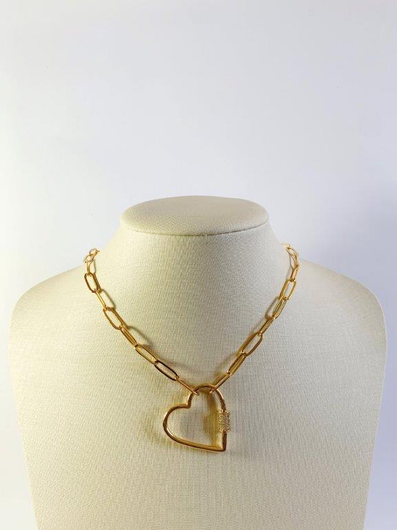 Colar Cartier com Coração Ajustavel