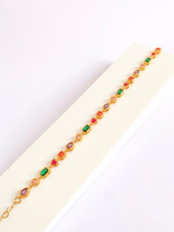 Pulseira Geométria Colorida