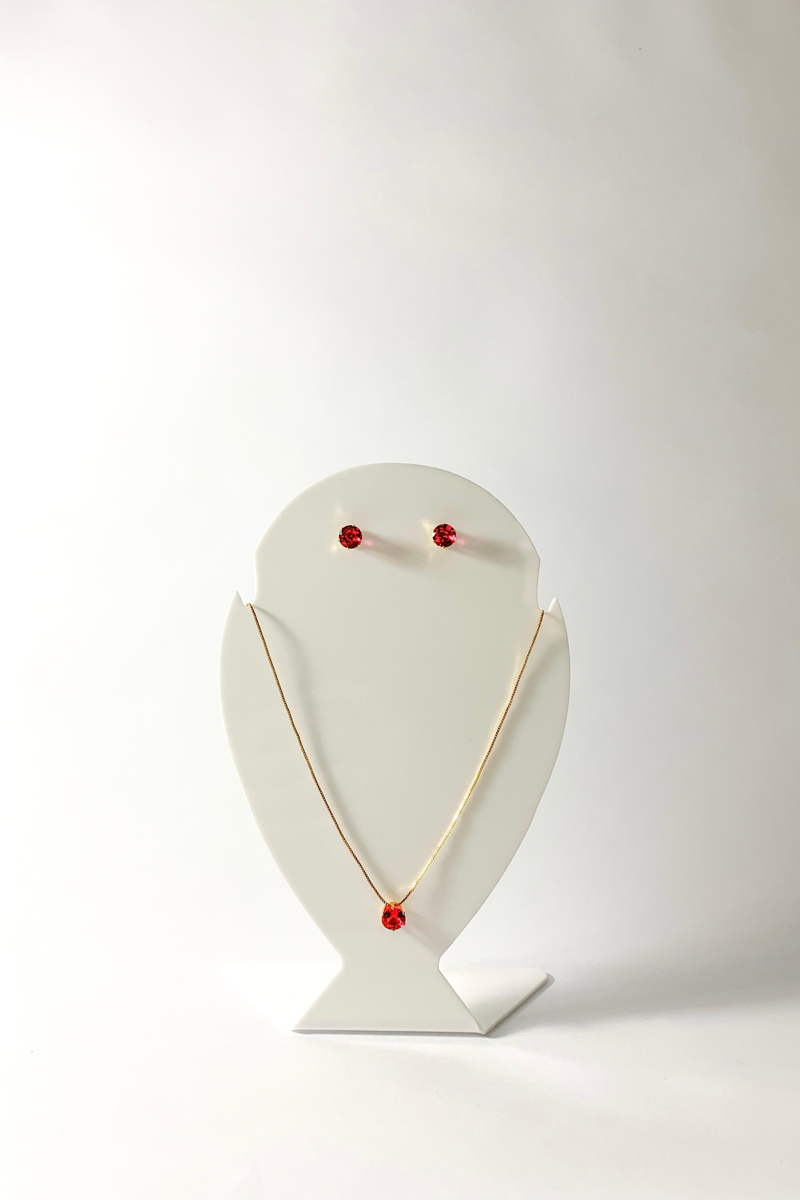 Conjunto Redondo Ponto de Luz Ouro