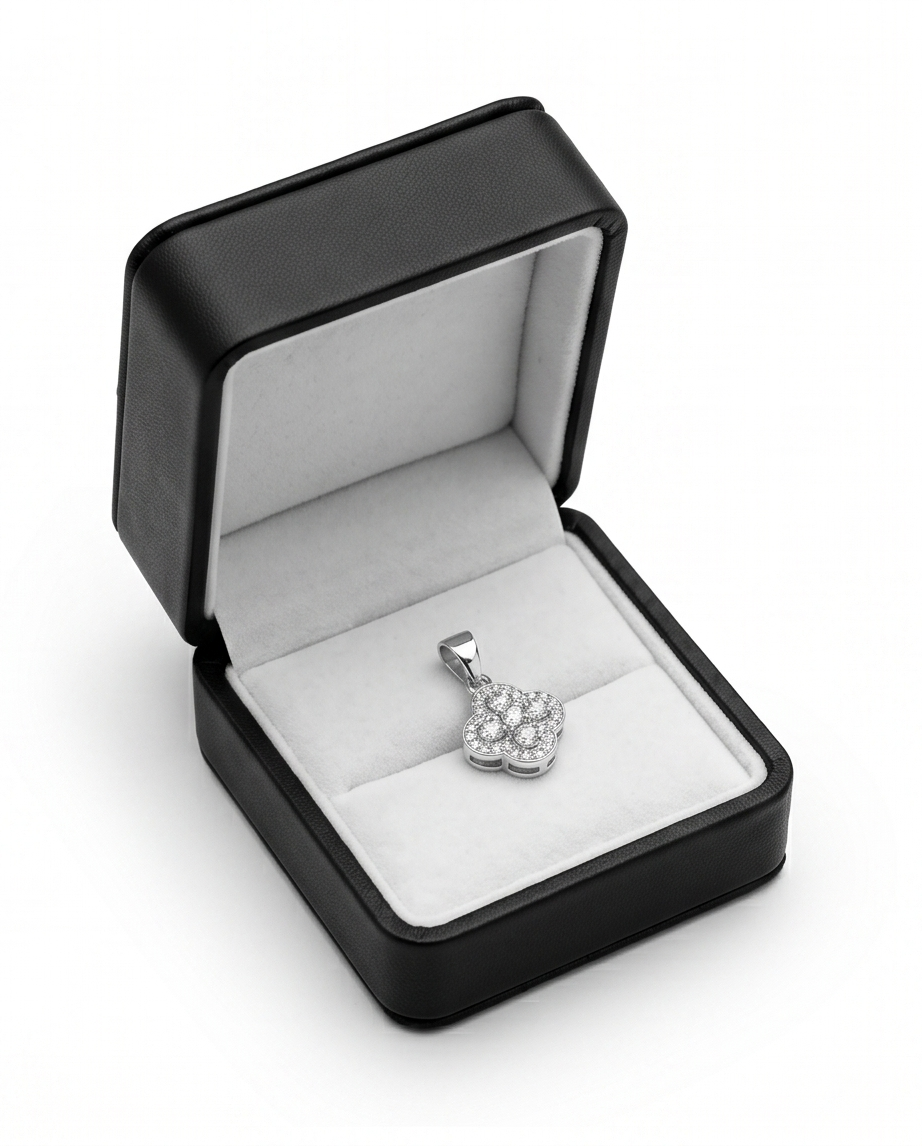 CONJUNTO TREVO ZIRCÔNIA
