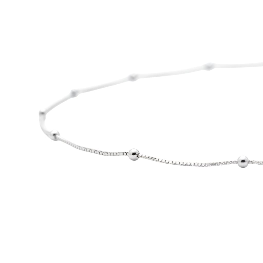 COLAR VENEZIANA COM BOLAS 2,5MM