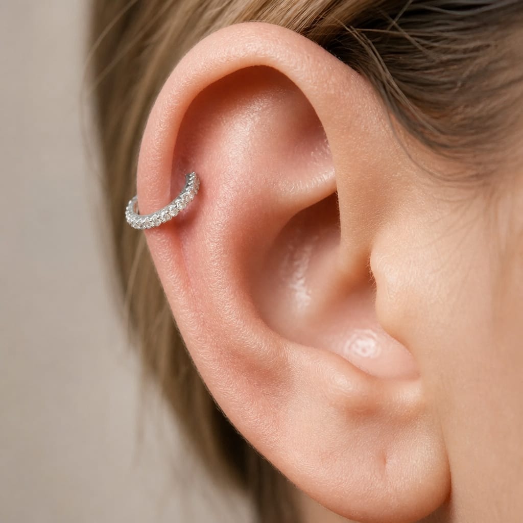 PIERCING ARGOLA CRAVEJADA