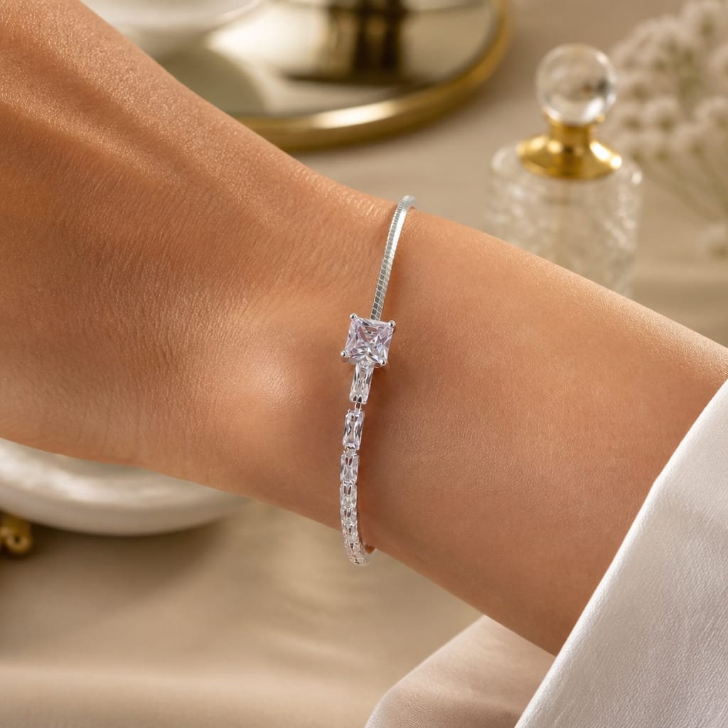 PULSEIRA LUXO PONTO DE LUZ QUADRADO