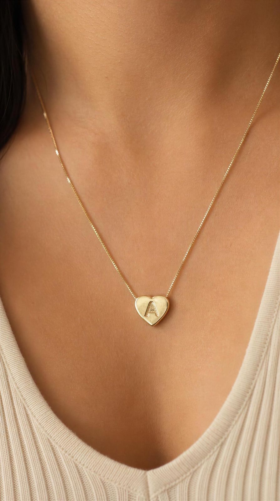 Colar Coração Inicial 