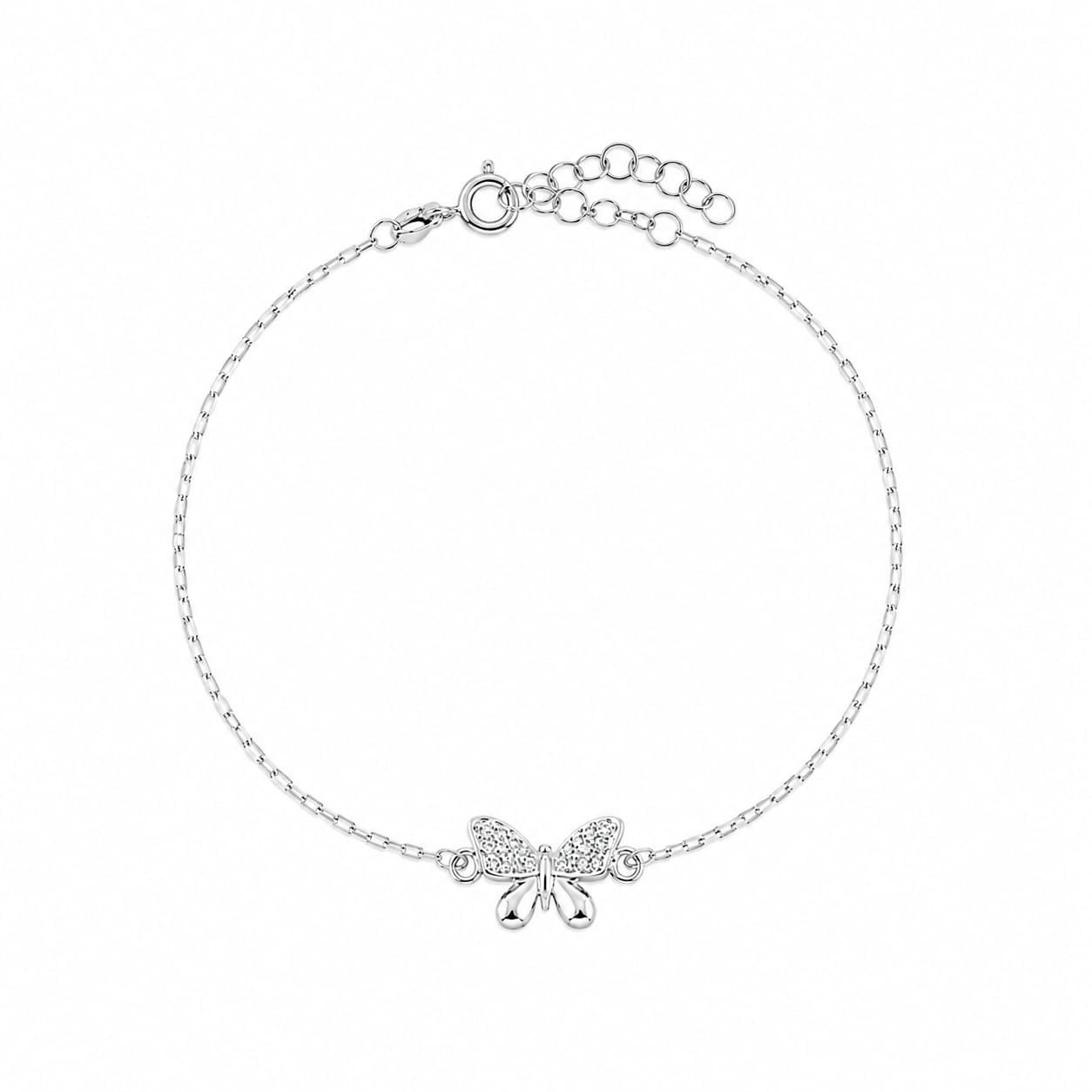Pulseira Borboleta em Prata 925