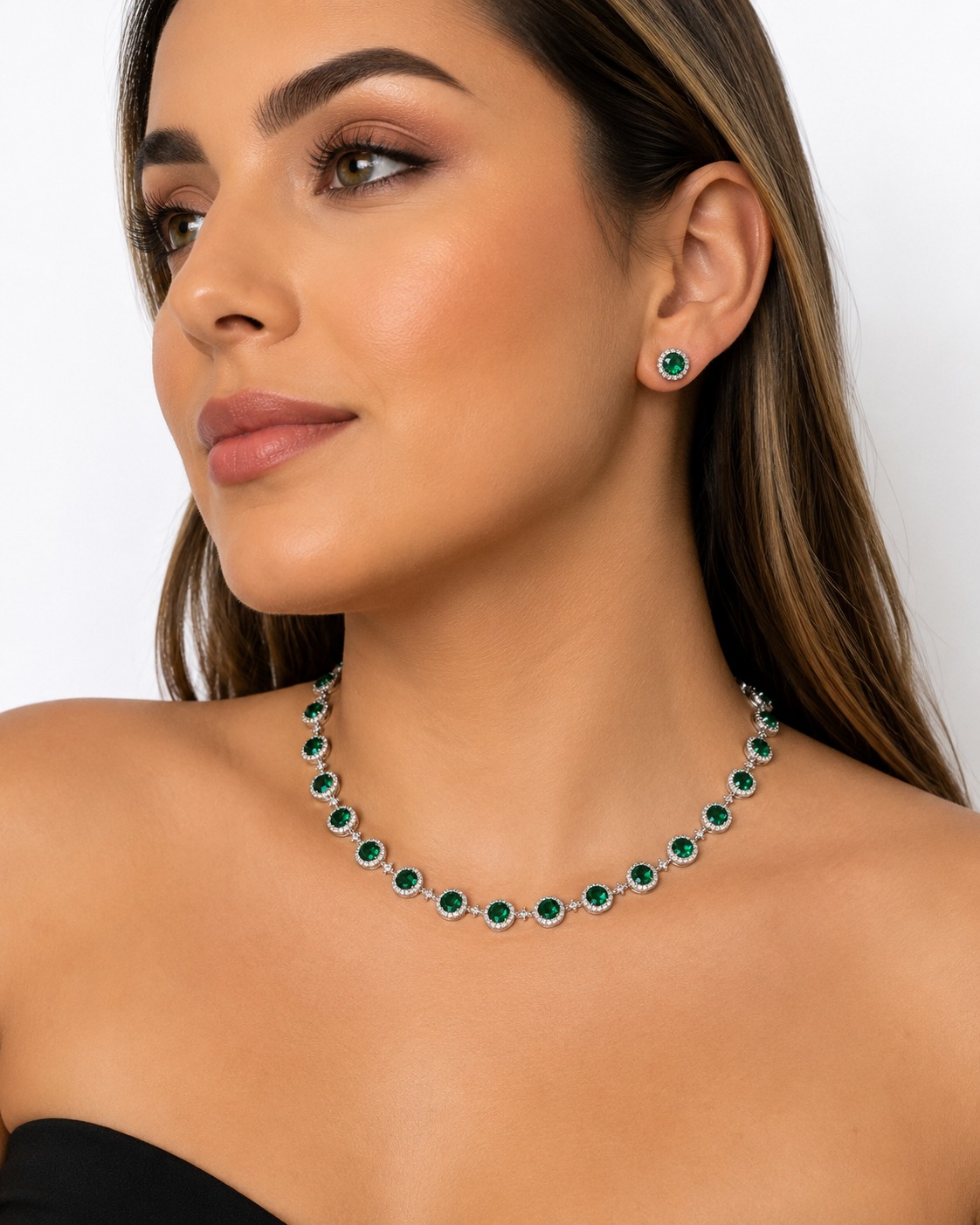 Conjunto Riviera Luxo em Ródio