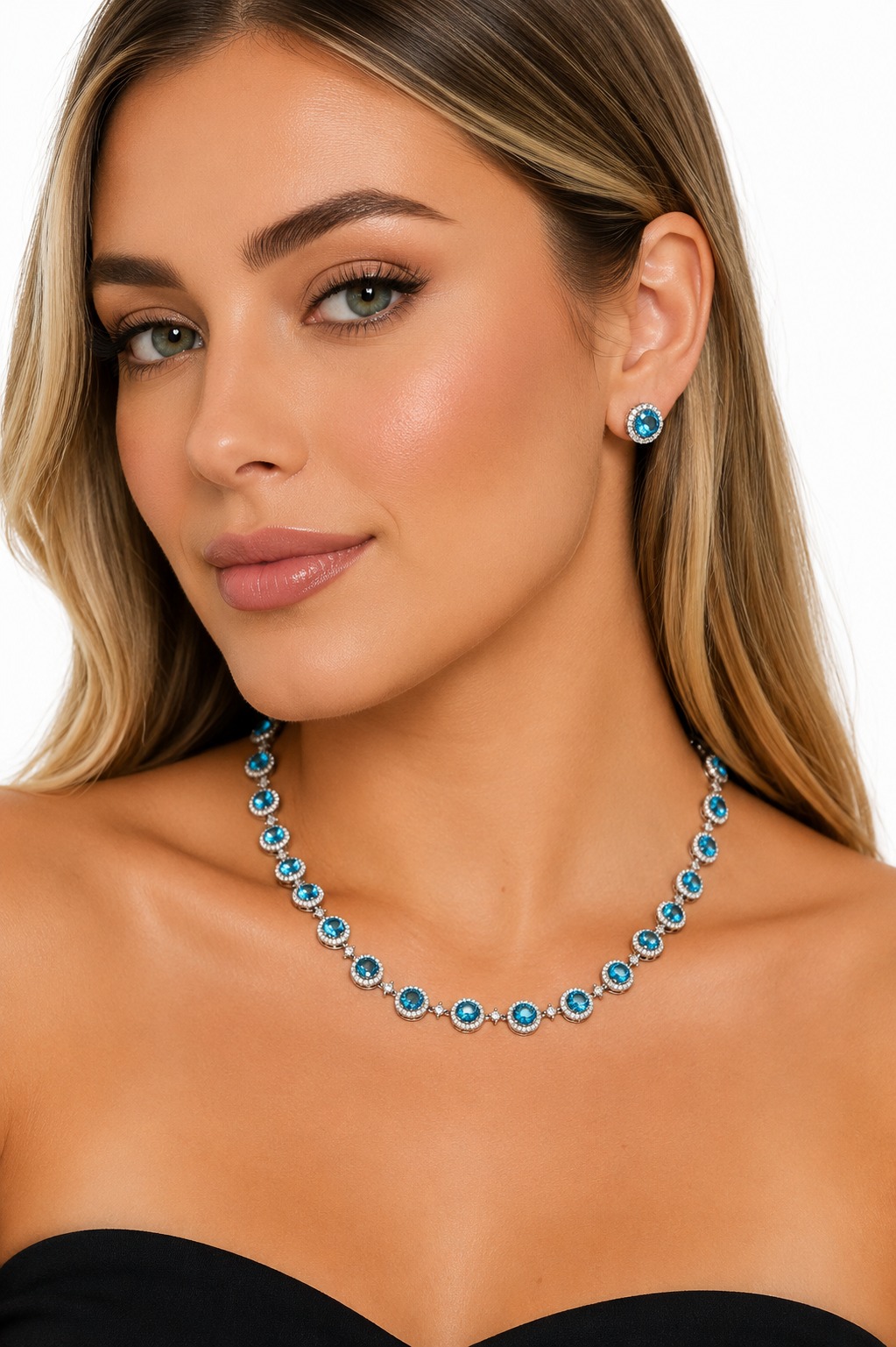 Conjunto Riviera Luxo em Ródio