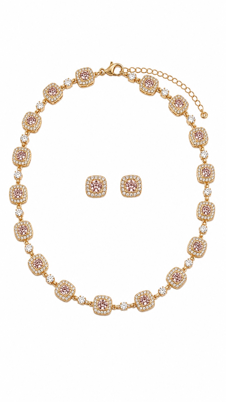 Conjunto Luxo Cravejado Color
