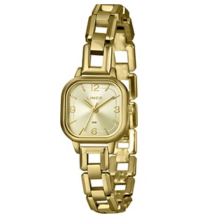 Relógio Feminino Lince Noir Gold