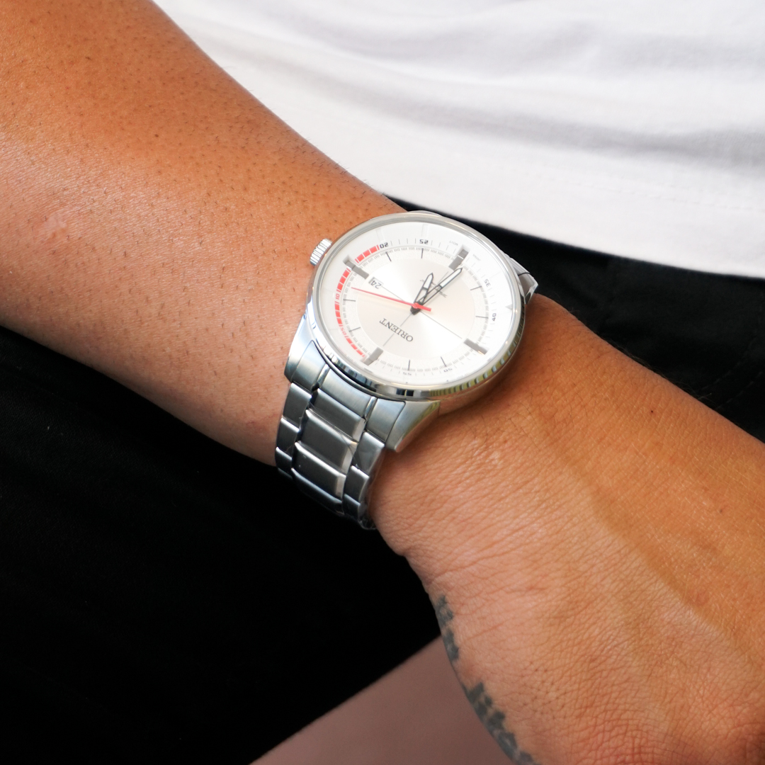 S1SX - RELOGIO PULSO ORIENT -QUARTZ,ANLGO.CX.ACO INOX.CAL.VX42E11 - D.C.R.E 2016/148165
