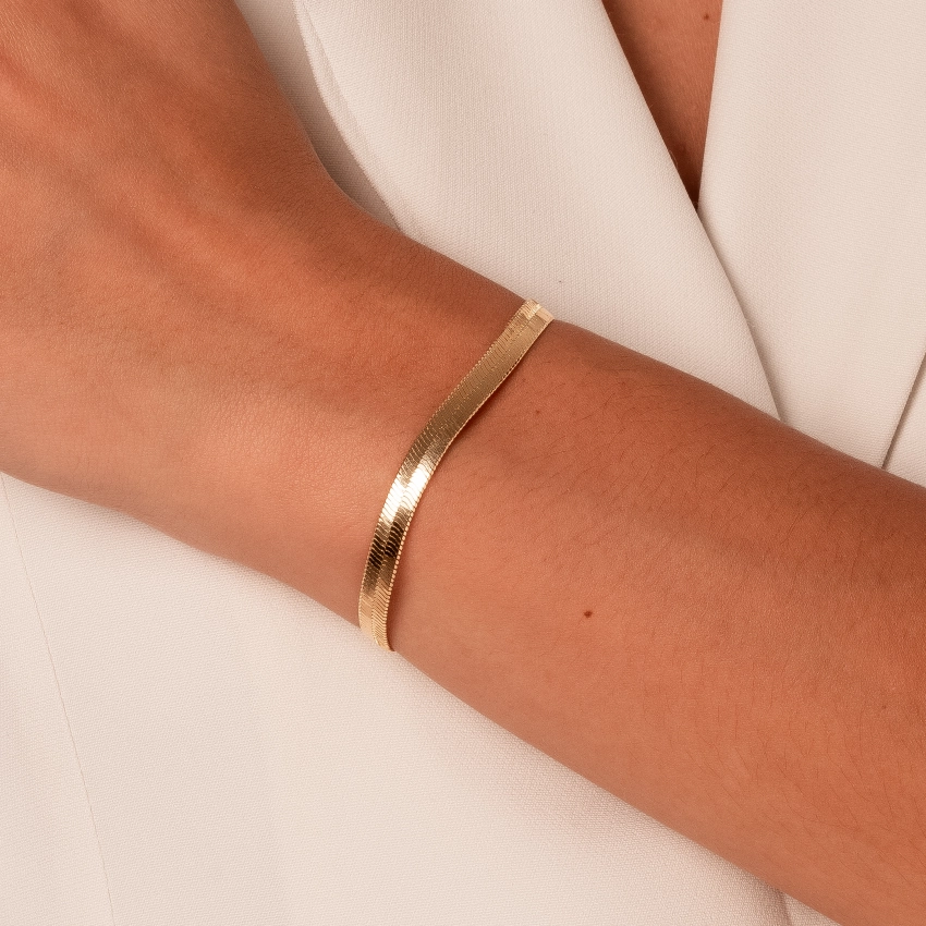 PULSEIRA FITA LISA 5 MM