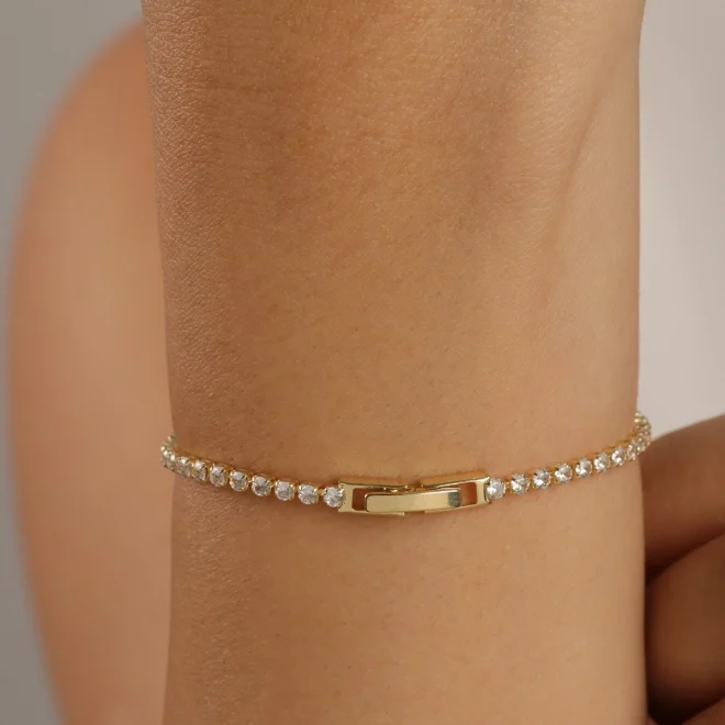 PULSEIRA RIVIERA ZIRCÔNIA OVAL