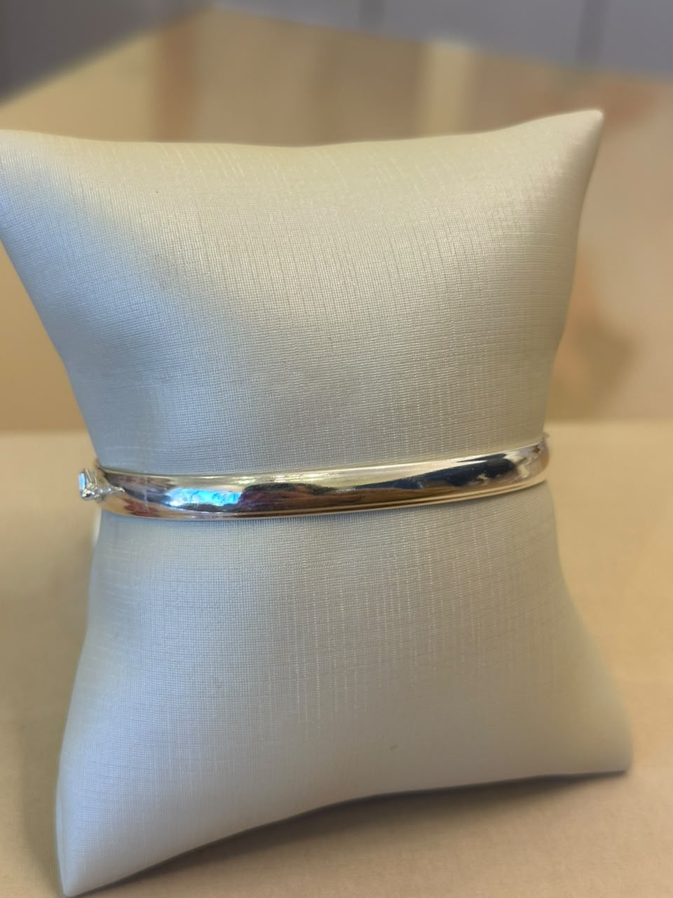 BRACELETE PRATA ARO ABAULADO