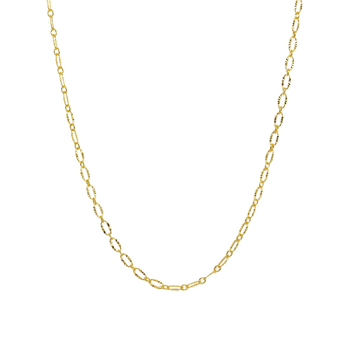 CHOKER ELO BATIDO DIAMANTADO