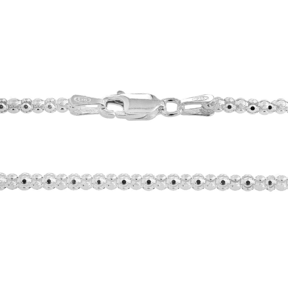 PULSEIRA P925 PIPOCA DIAMANTADA 1,5MM TAMANHO: 18CM