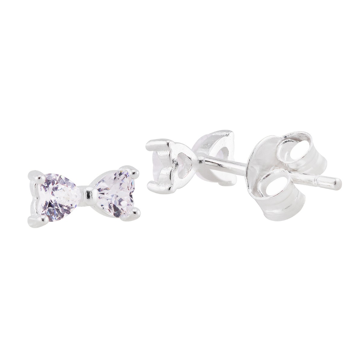 BRINCO PEQUENO P925 LAÇO COM ZIRCONIA CRISTAL