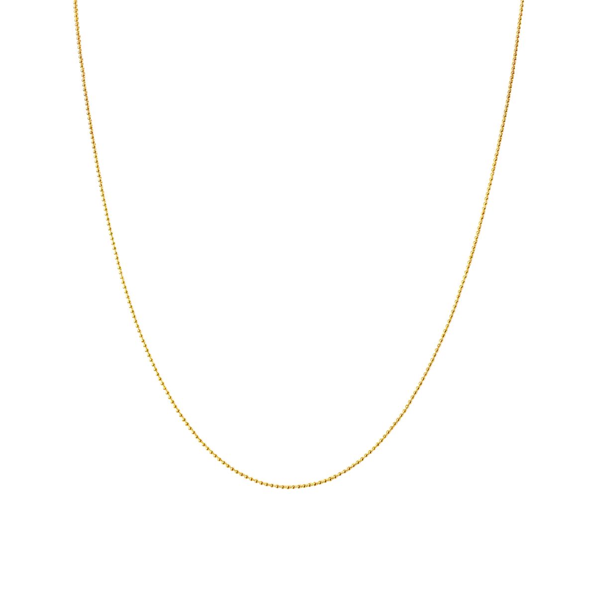 COLAR LISO COM MINI BOLINHA 1,2MM