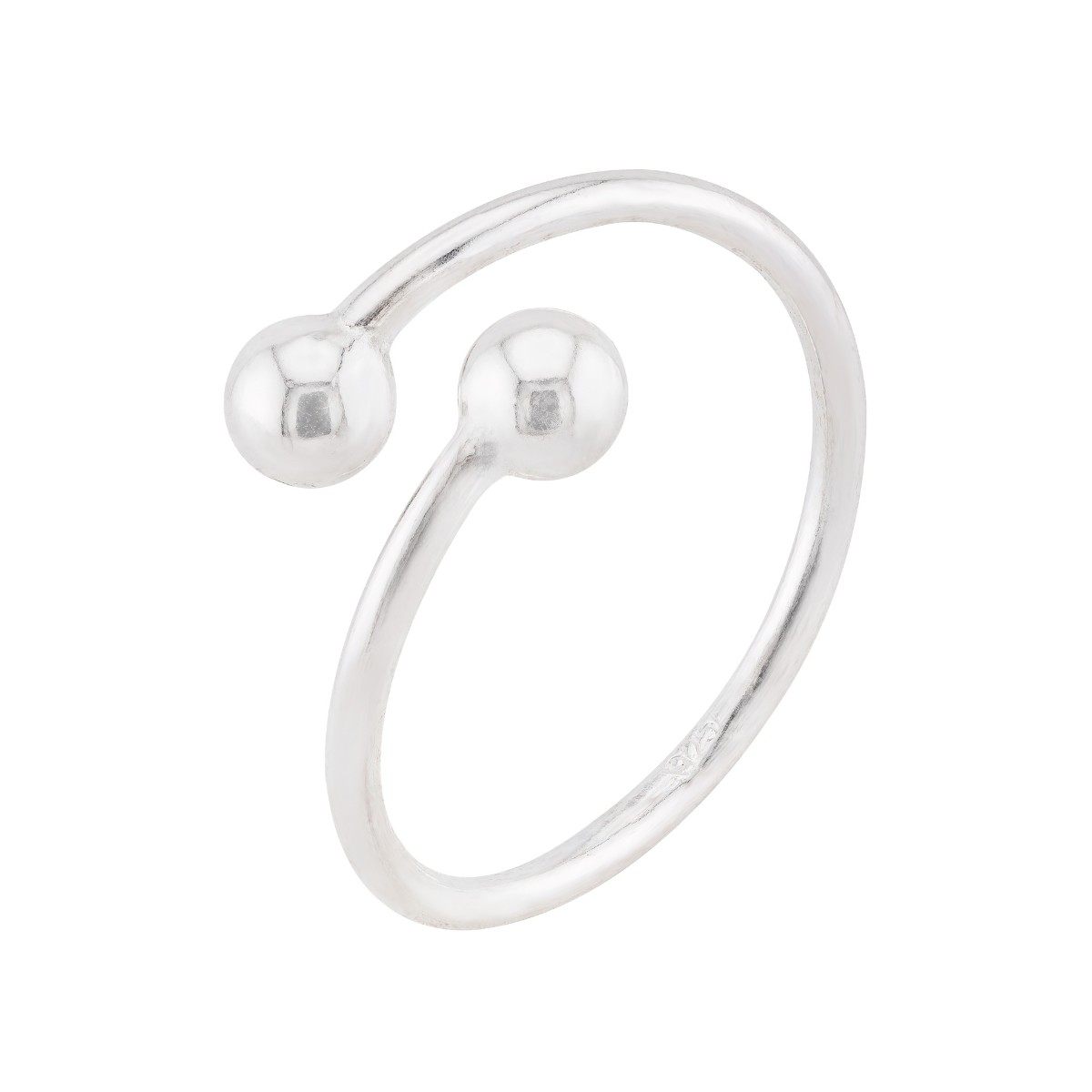 ANEL P925 AJUSTÁVEL BOLHINAS 4MM