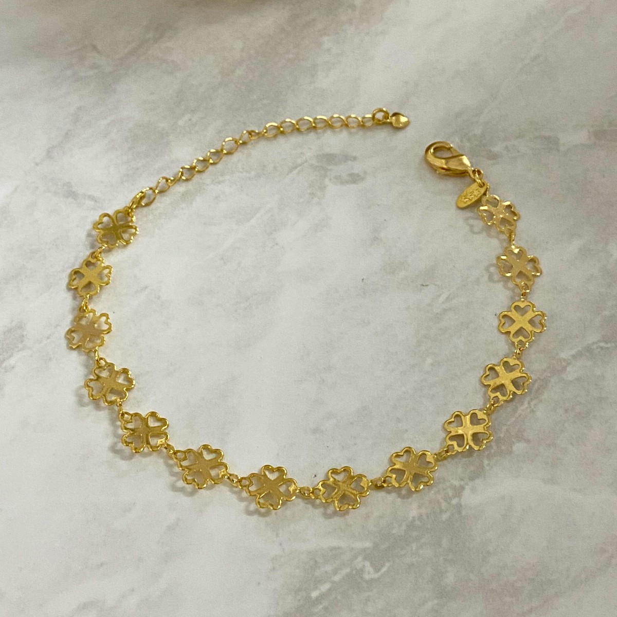 PULSEIRA TREVO 4 FOLHAS DE CHAPA