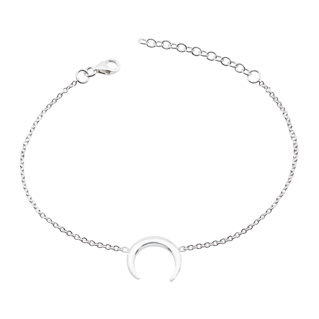 PULSEIRA P925 MEIA LUA LISA