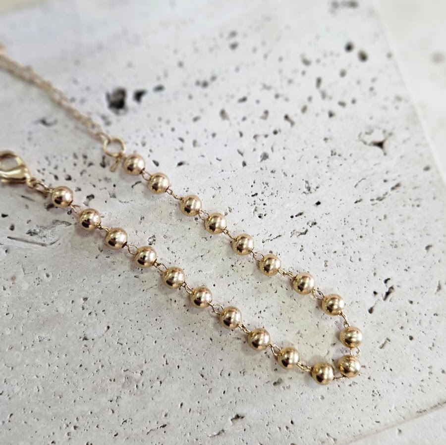 Pulseira Esferas 18cm