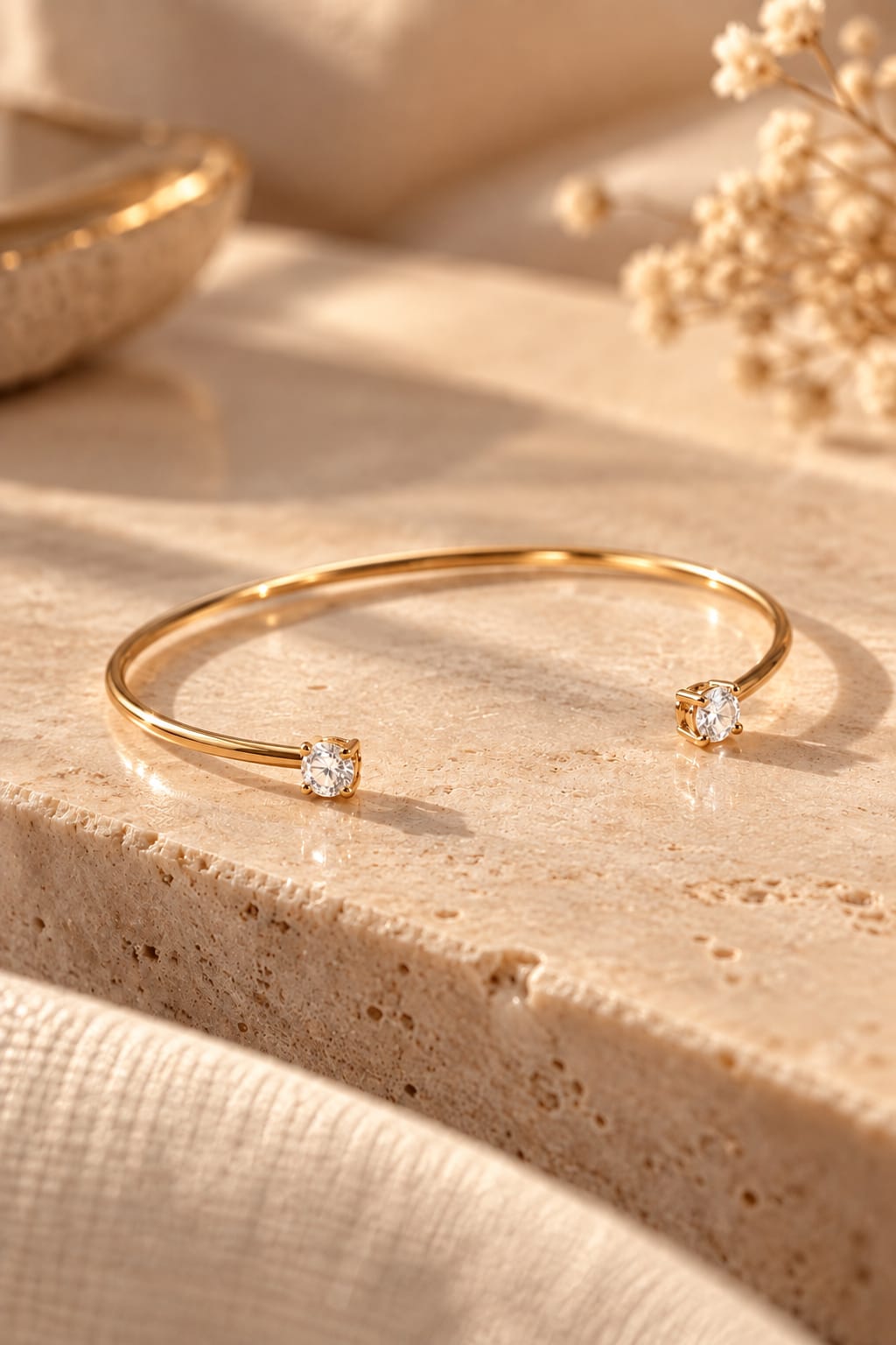 Bracelete Zirconia nas Pontas