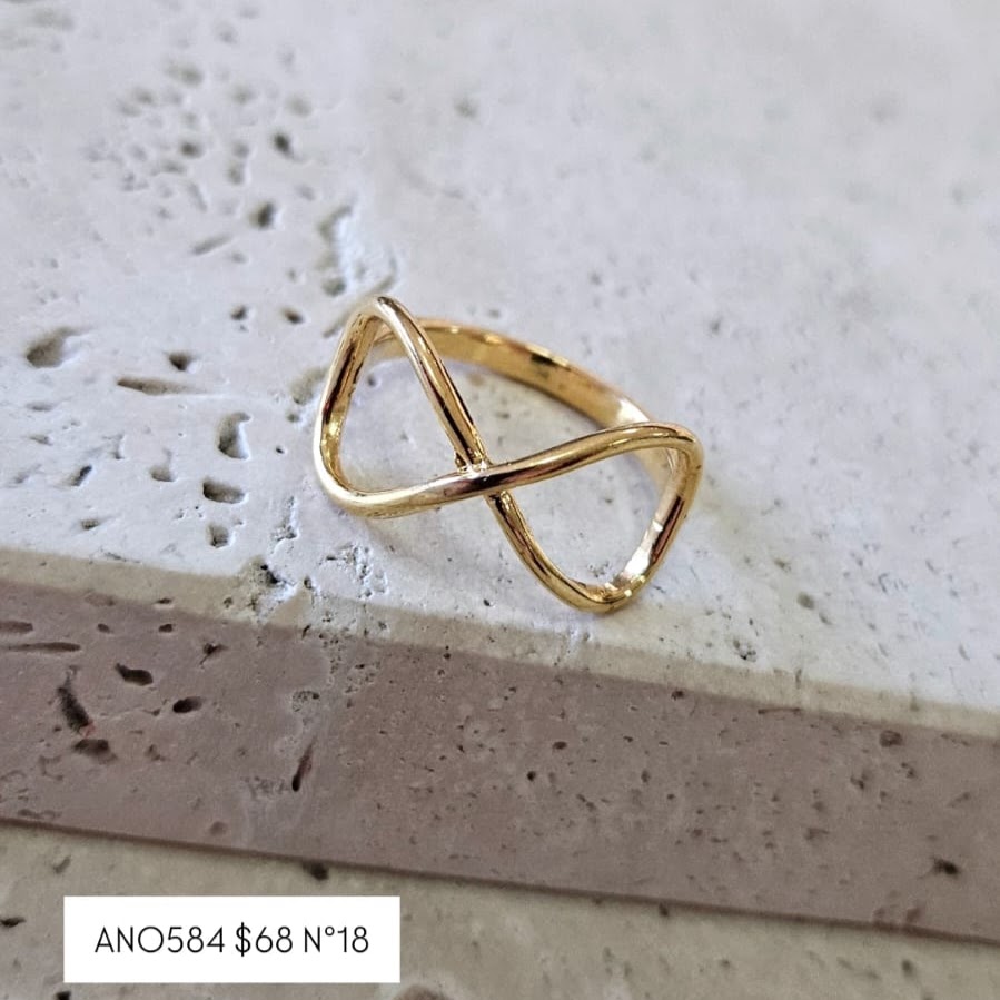 Anel Infinito Liso N17
