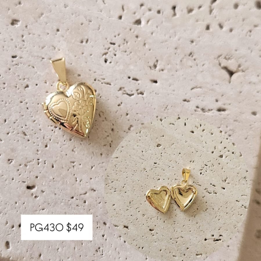 Pingente Relicario Coração Mini (1,4x1,3cm)