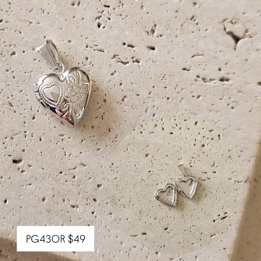 Pingente Relicario Coração Mini (1,4x1,3cm)