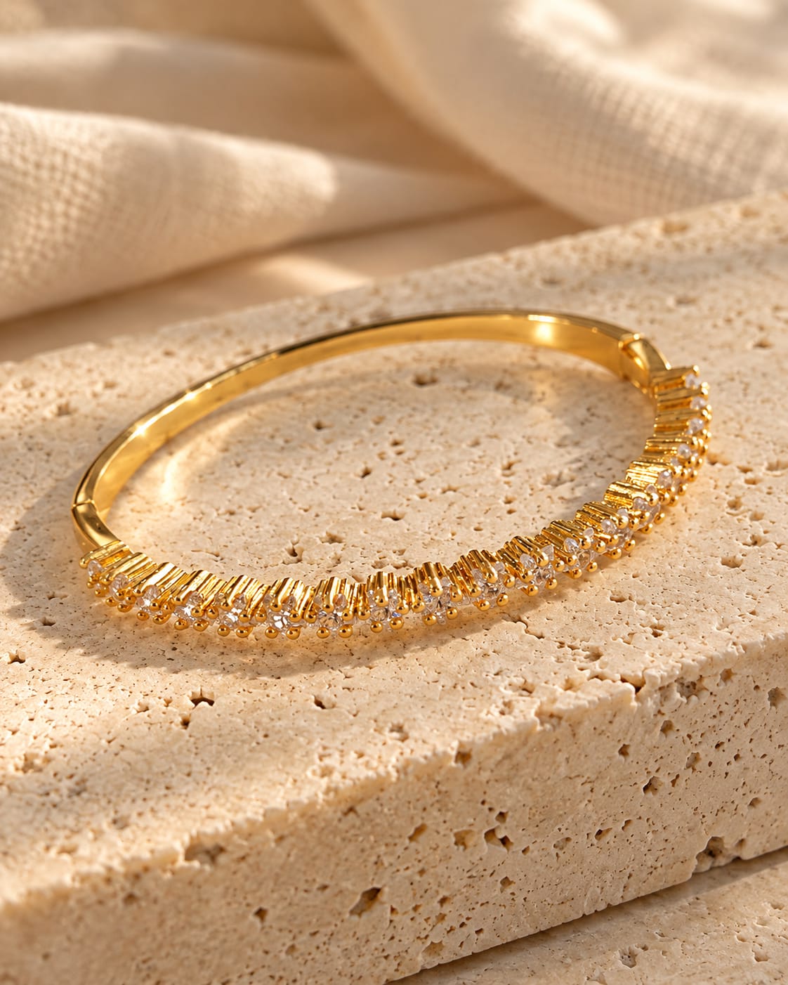 Bracelete Estrelas de Zirconia