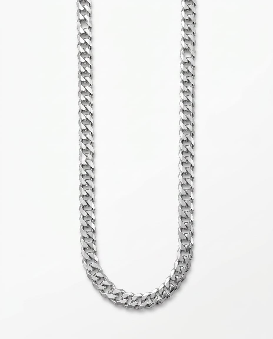 Corrente Elo Grumet Duplo 2,5mm 60cm Prata