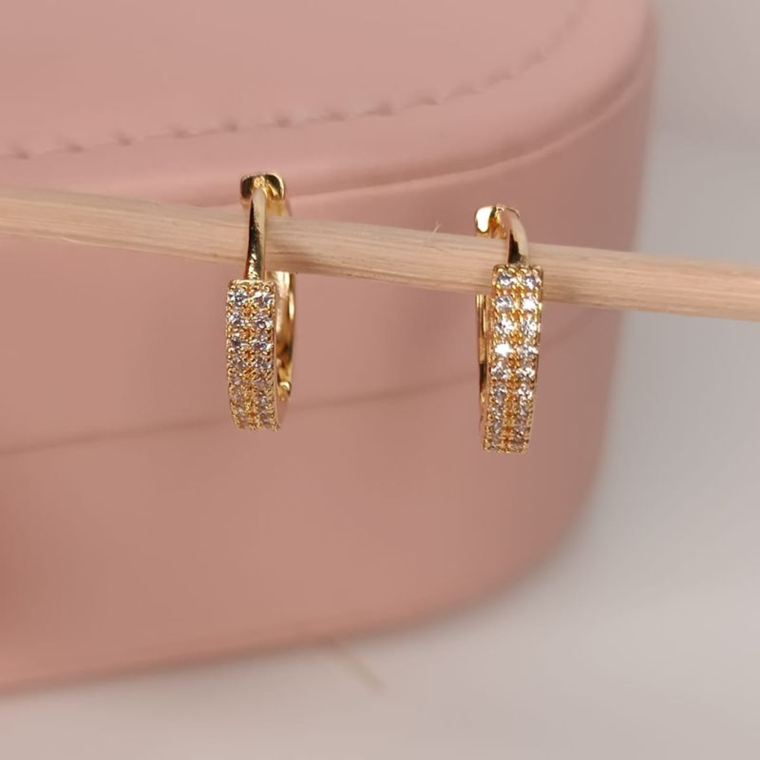 ARGOLA ARTICULADA 2 FILEIRAS DE ZIRCONIA M