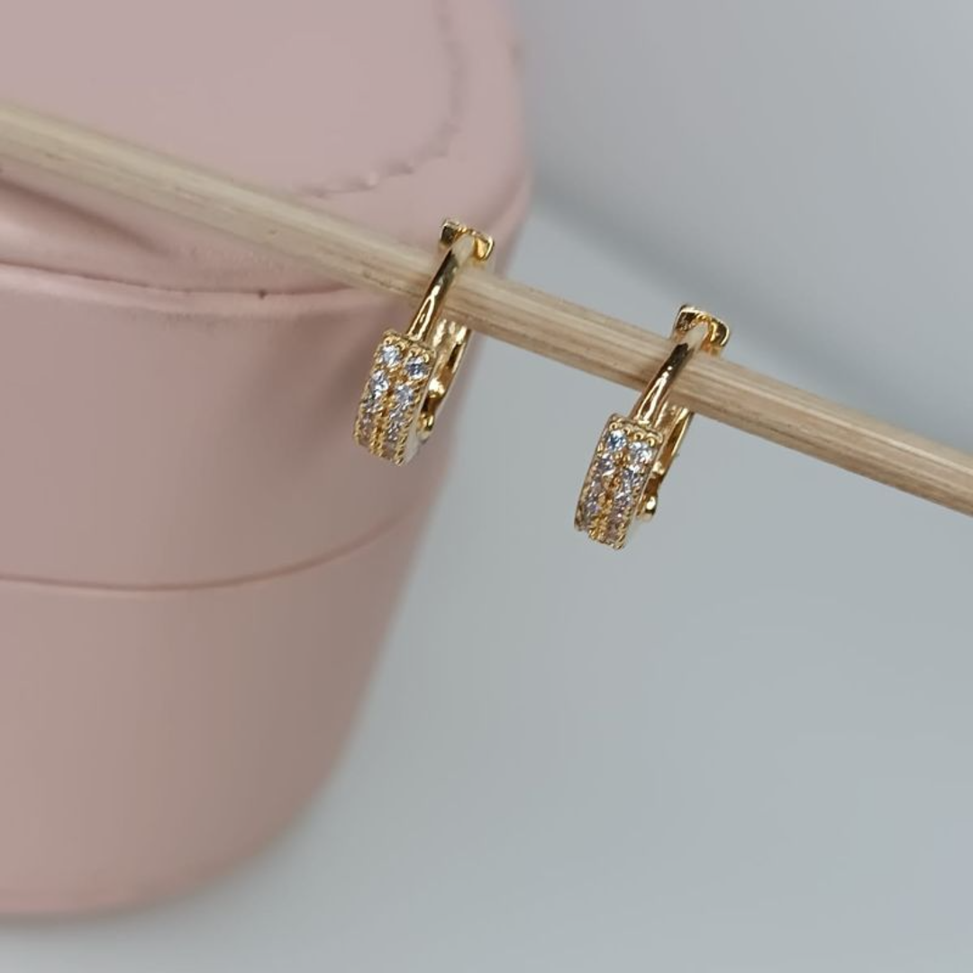 ARGOLA ARTICULADA 2 FILEIRAS DE ZIRCONIA P
