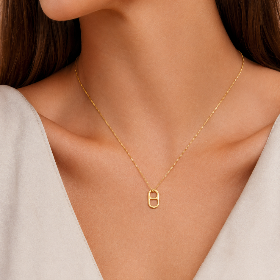 Colar Lacre Banhado a Ouro 18k - 40 cm + 4 cm (Alongador)