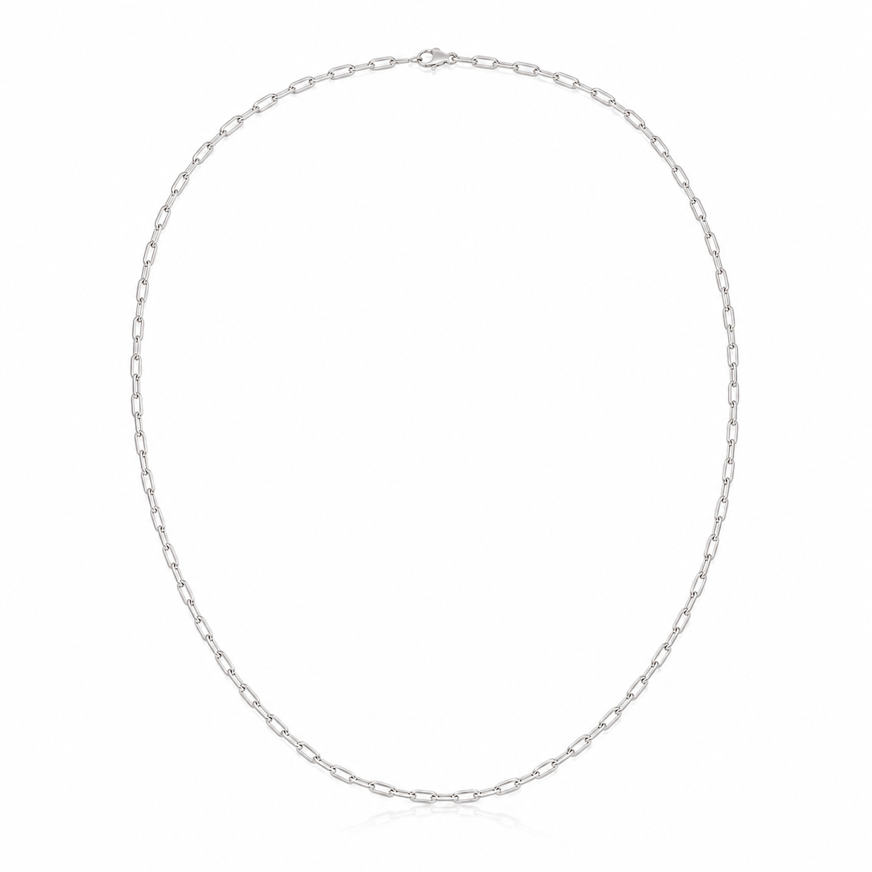 Corrente Infantil Masculina Estilo Cartier Prata 925 - 45 cm