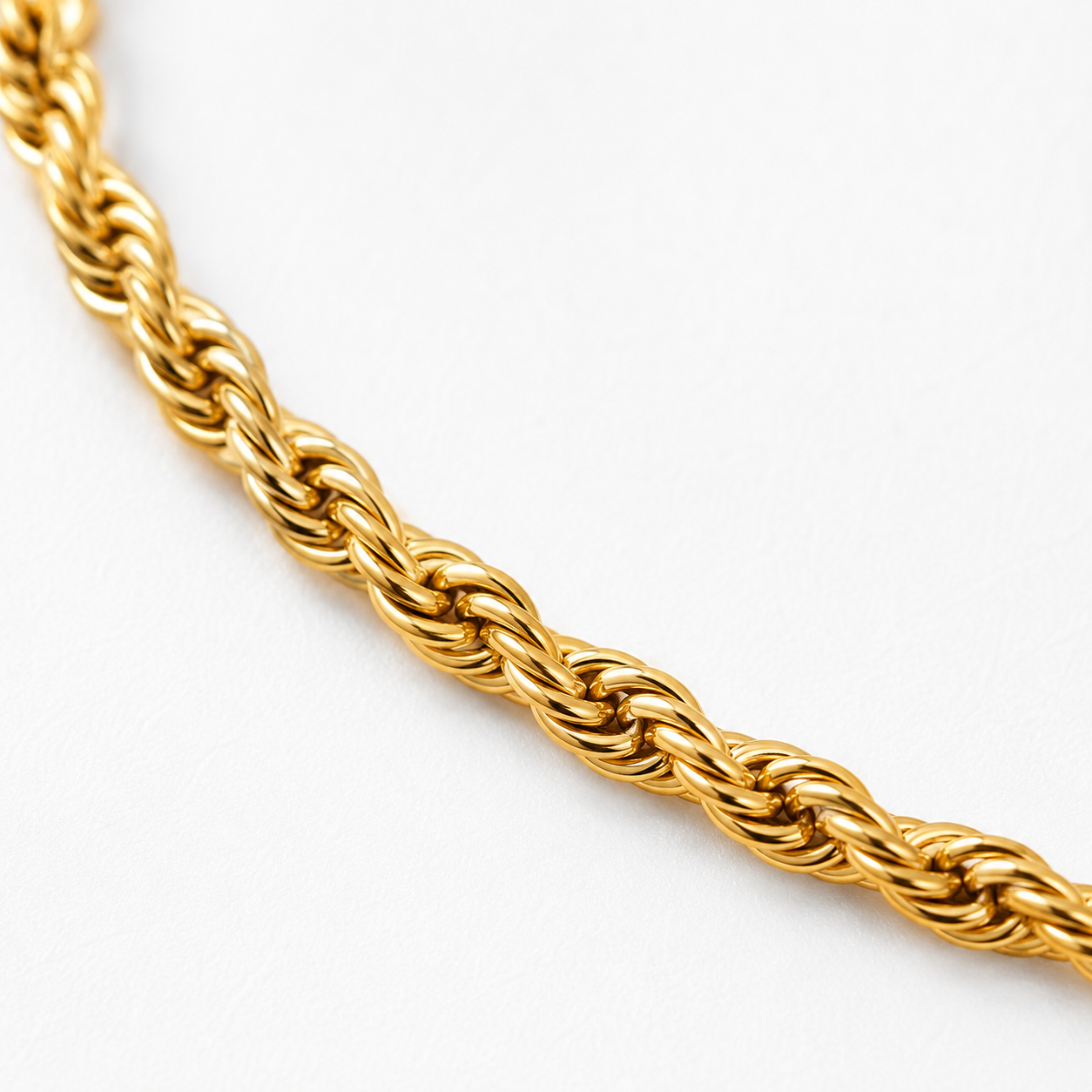 Corrente Cordão Baiano Banhado a Ouro 18k - 50cm