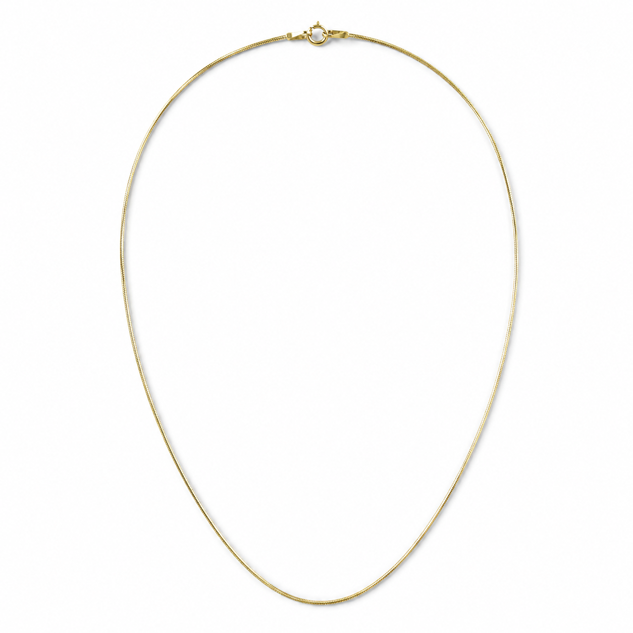 Corrente Rabo de Rato Banhada a Ouro 18K - 40cm