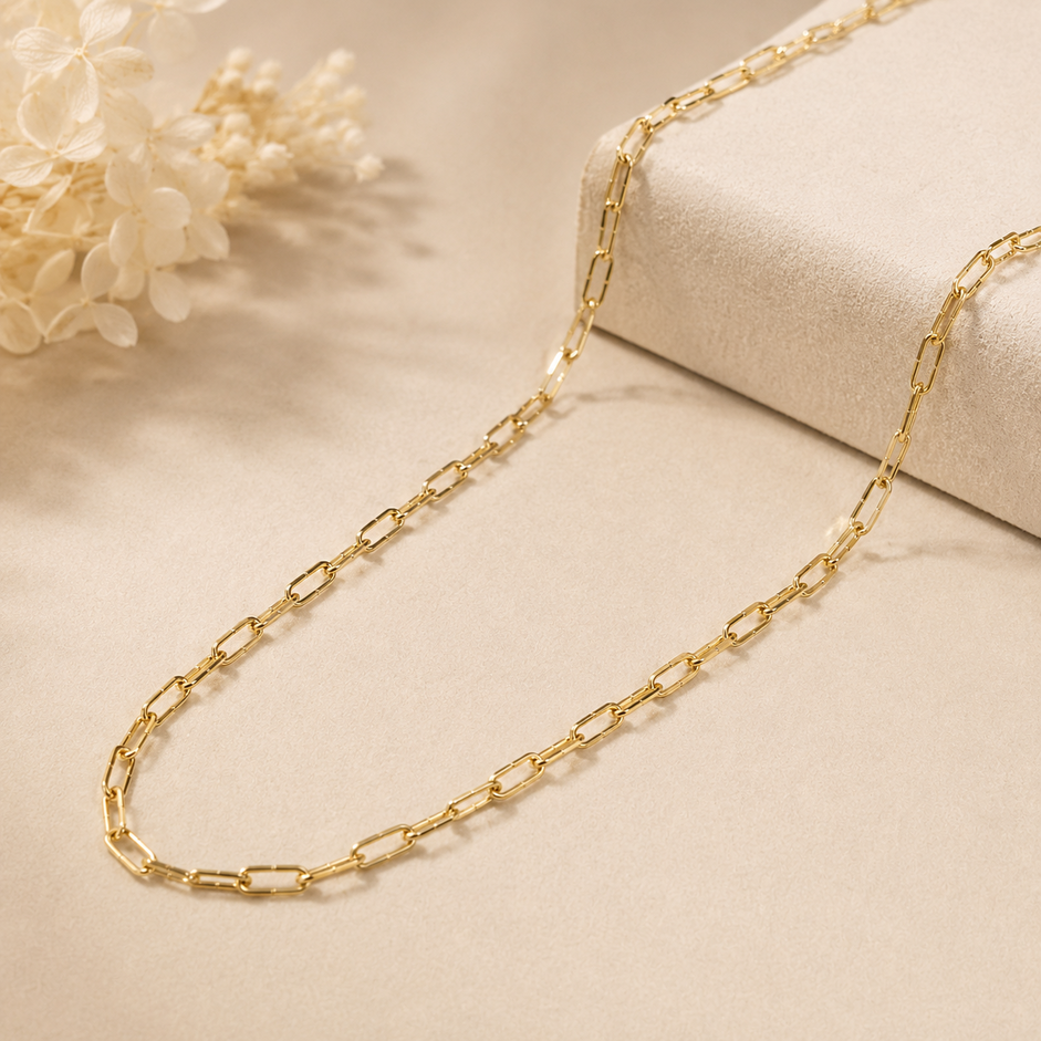 Corrente Cartier Banhado a Ouro 18k - 50 cm