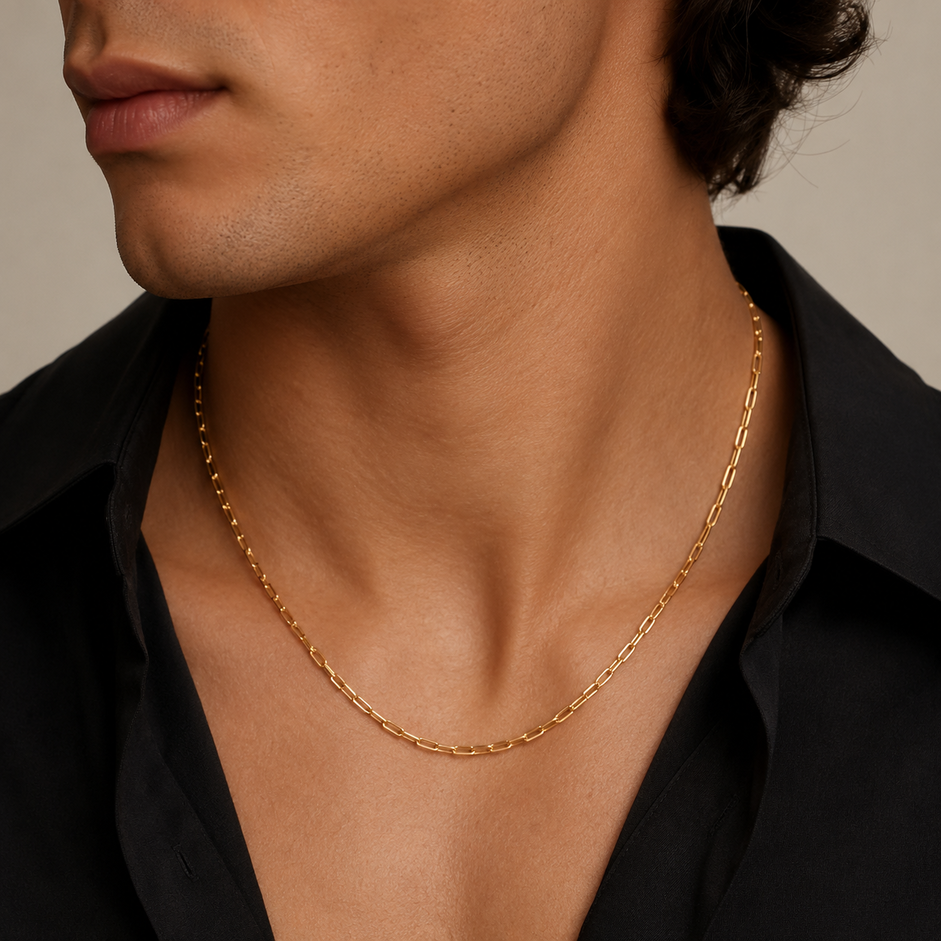 Corrente Cartier Banhado a Ouro 18k - 50 cm