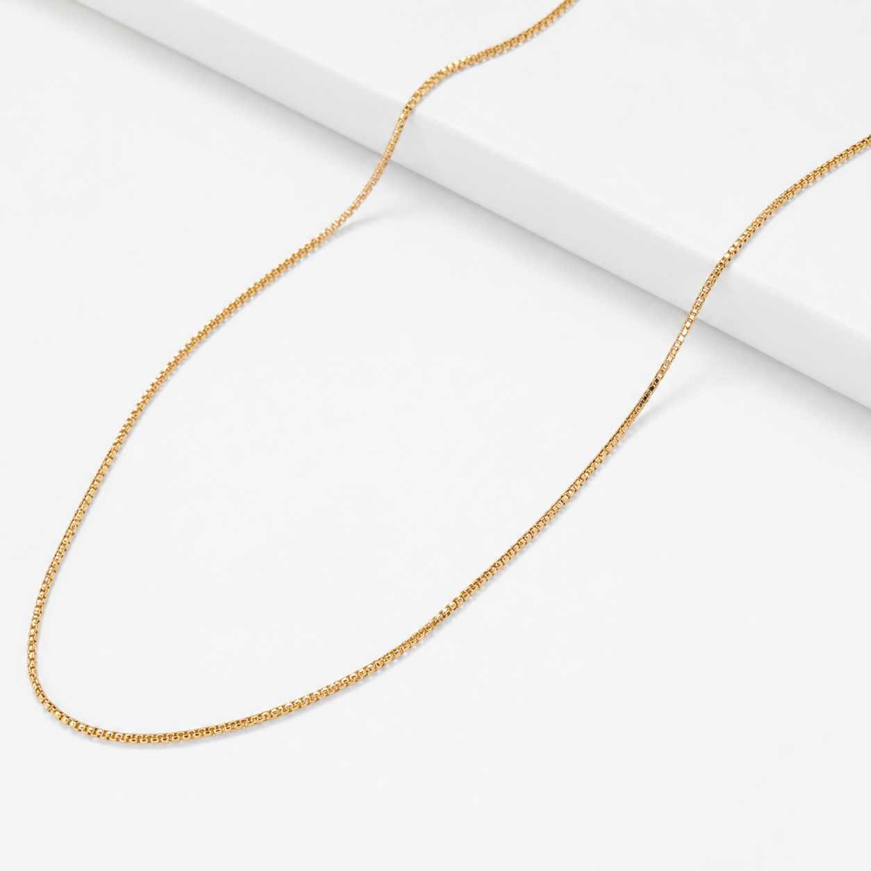Corrente Veneziana Banhada a Ouro 18k - 60cm