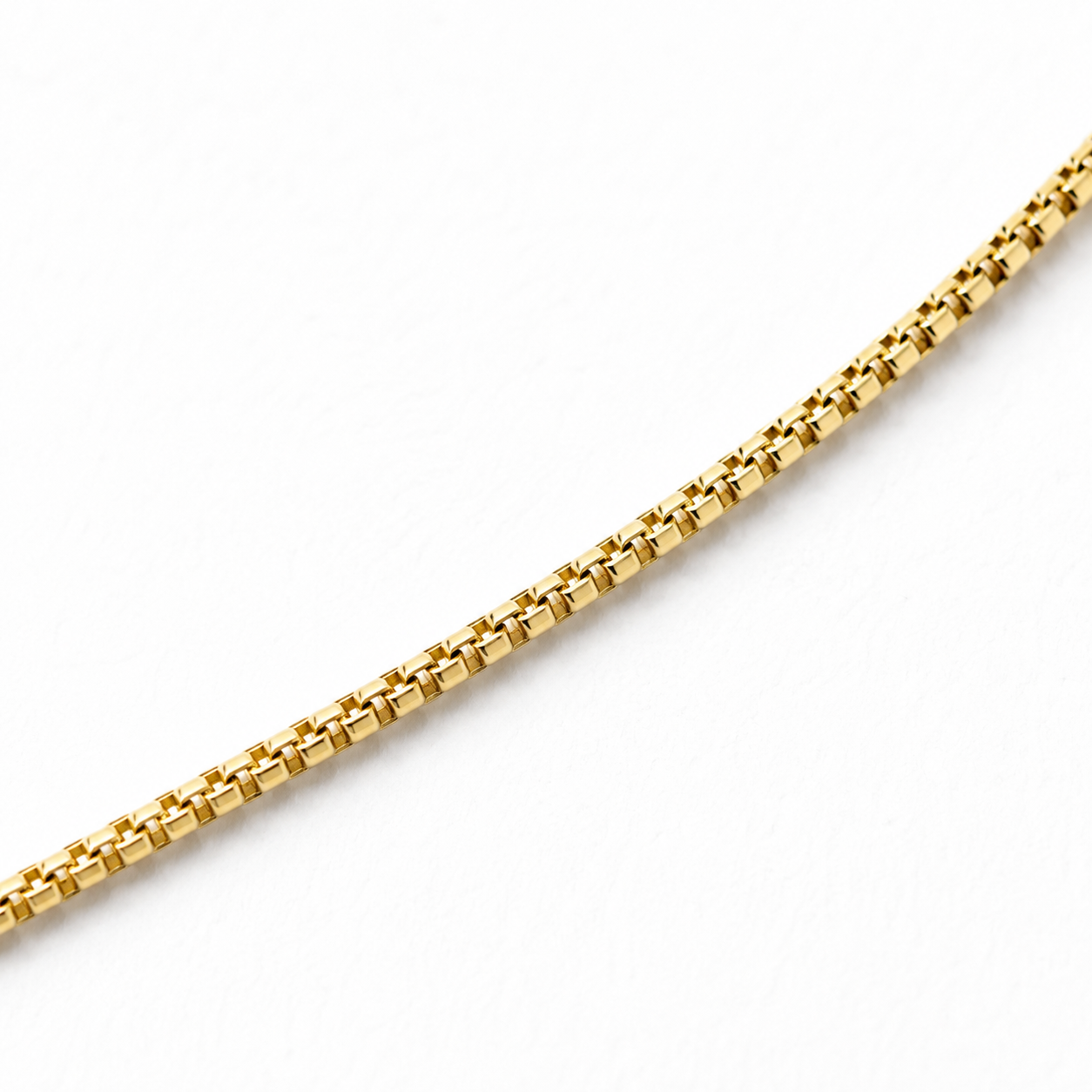 Corrente Veneziana Banhada a Ouro 18k - 60cm