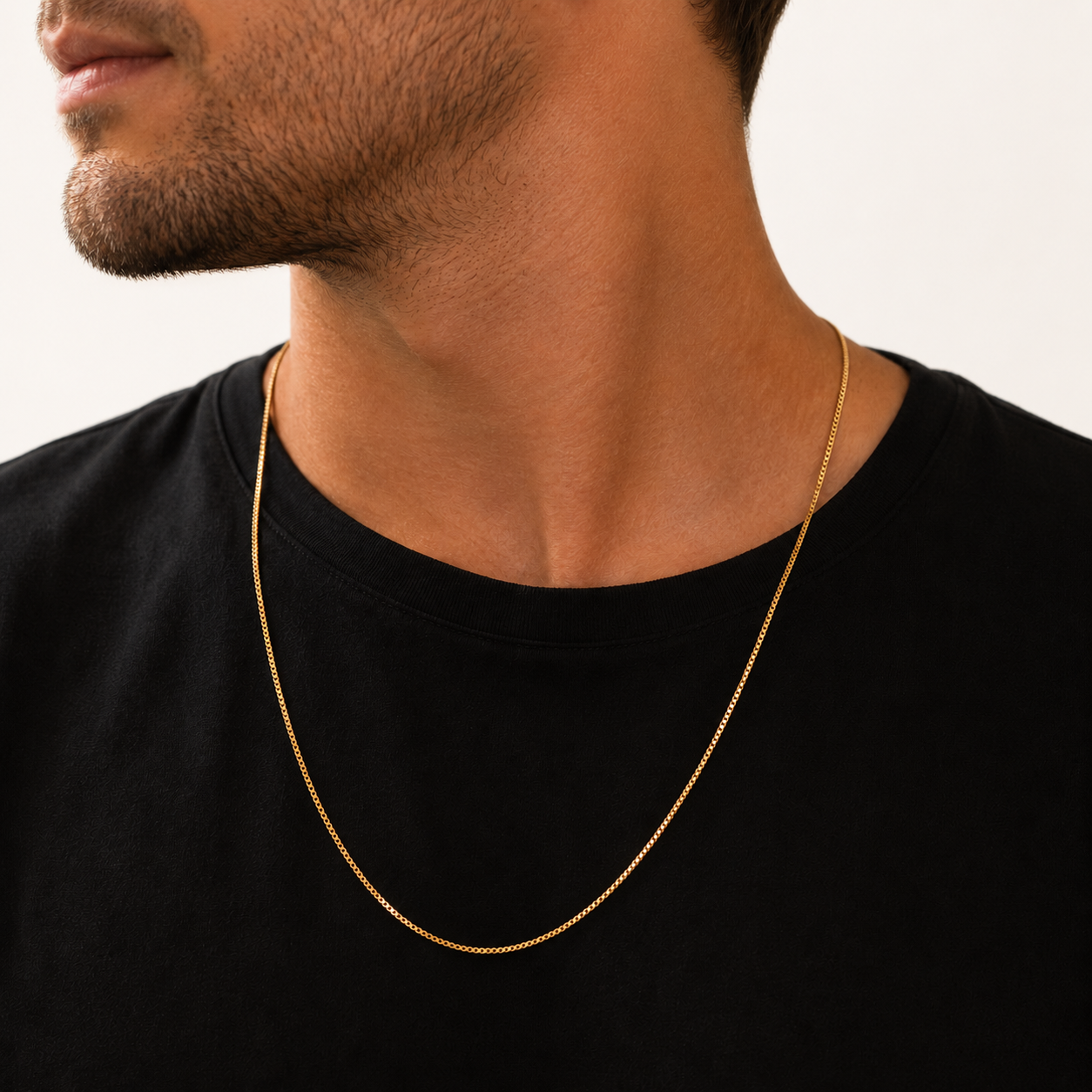 Corrente Veneziana Banhada a Ouro 18k - 60cm