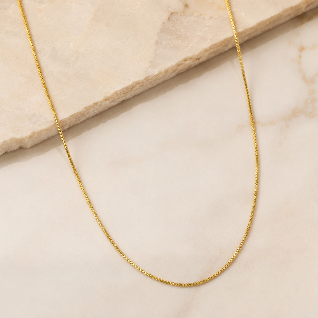 Corrente Veneziana Banhada a Ouro 18k - 60cm