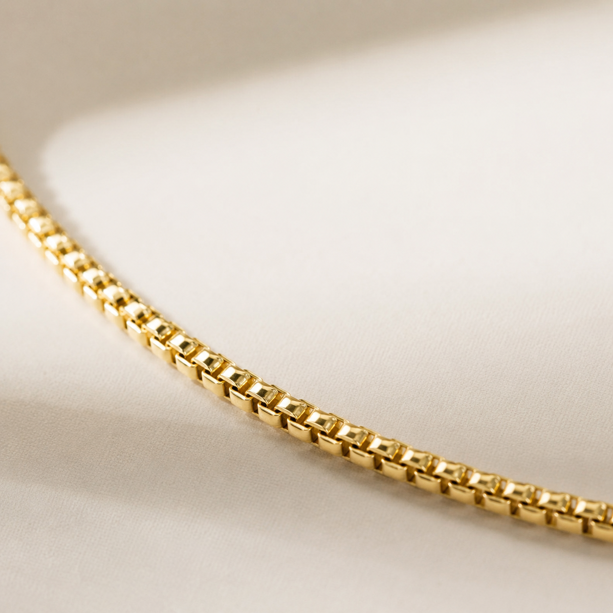 Corrente Veneziana Banhada a Ouro 18k - 60cm
