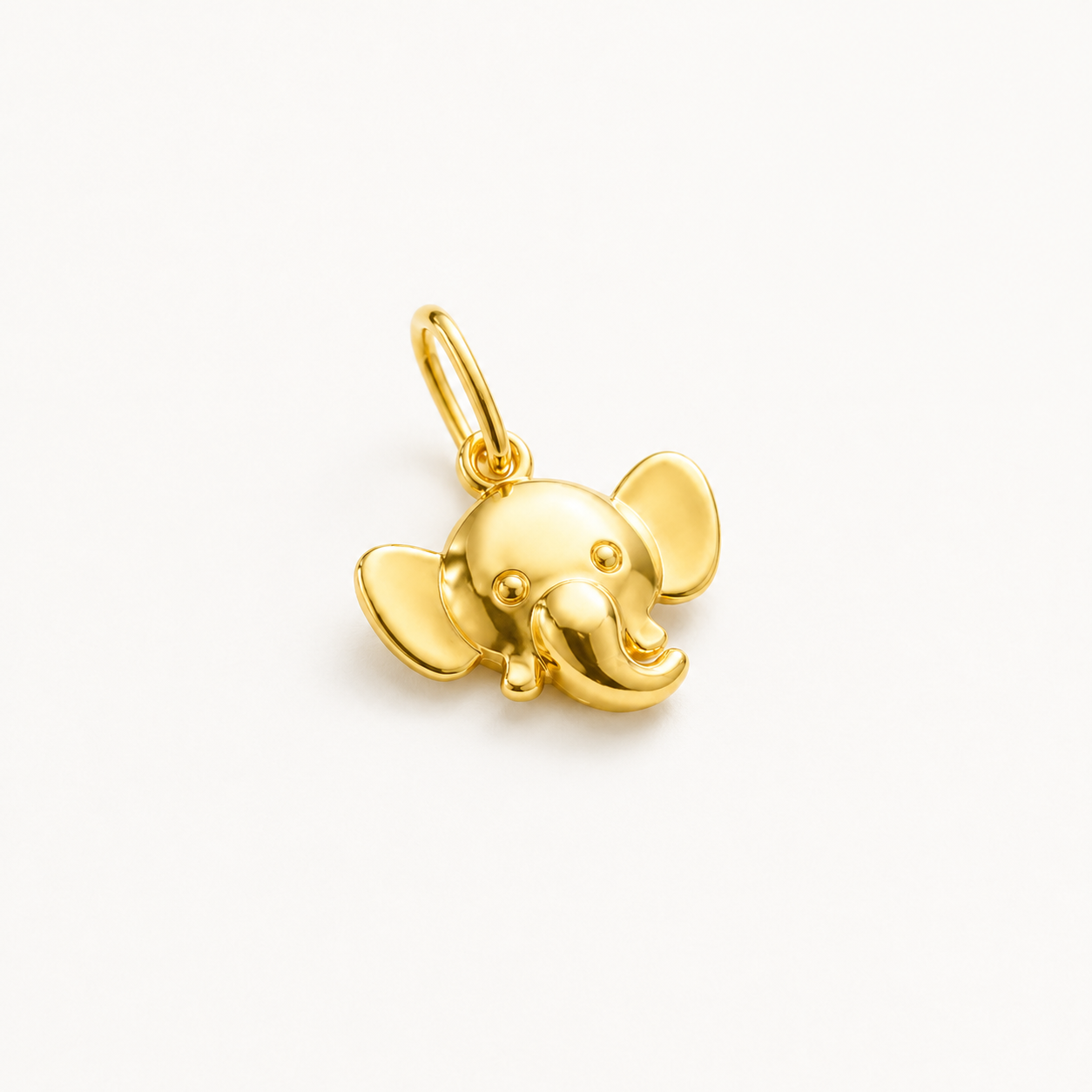 Pingente Elefante Banhado a ouro 18k - 8 mm