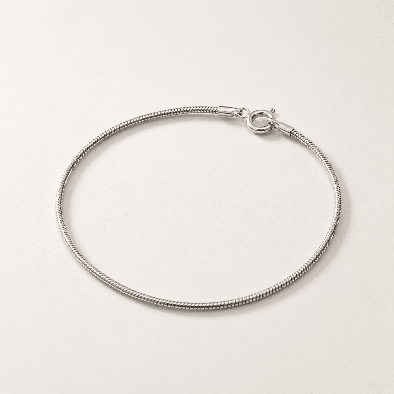 Pulseira Rabo de Rato Prata 925 - 18,5cm