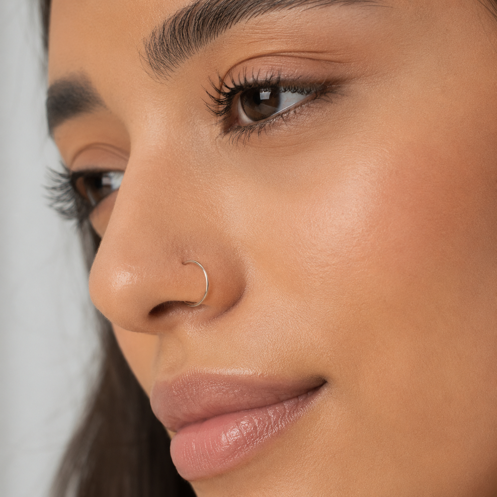 Piercing Nariz Argola Lisa Prata 925