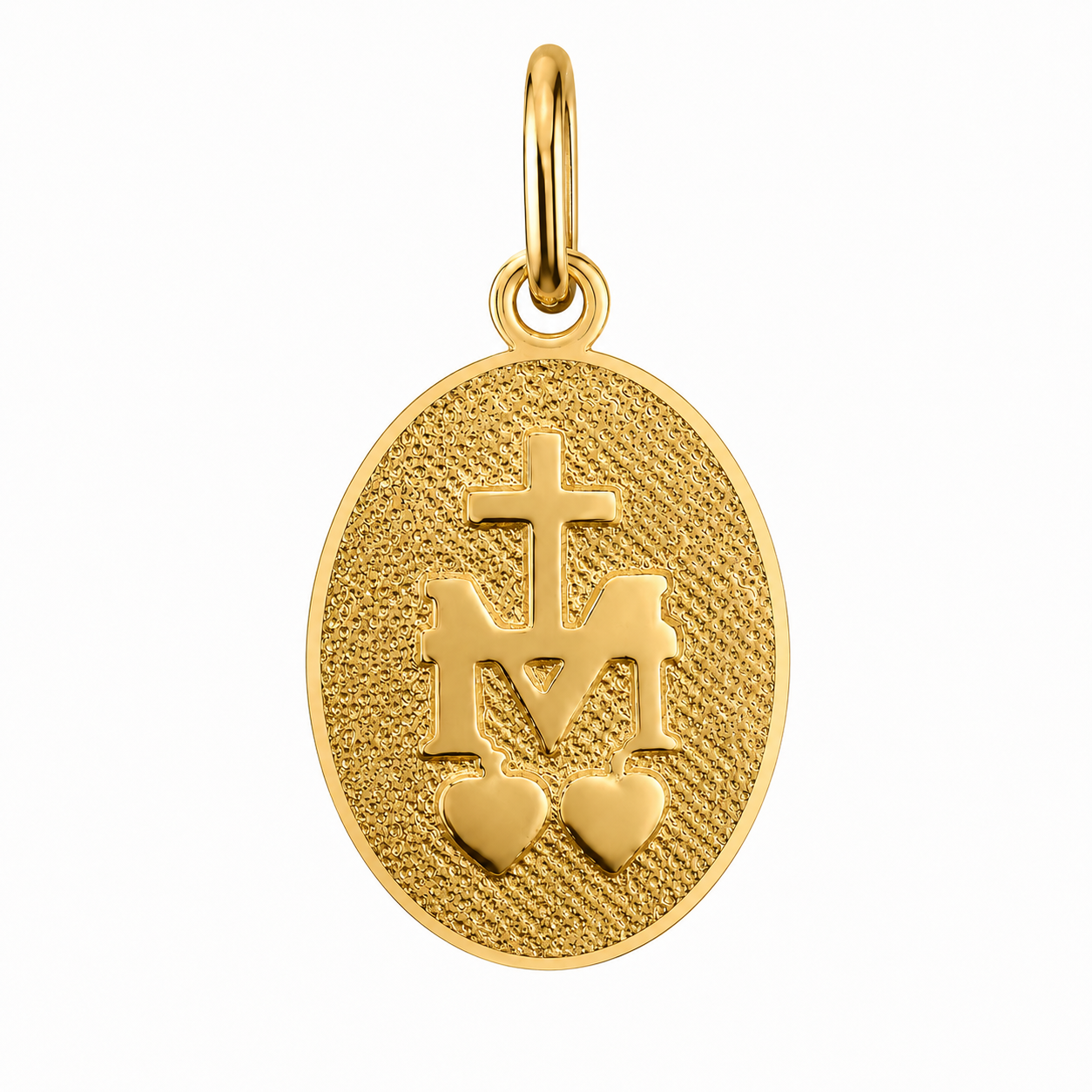 Pingente Nossa Senhora das Graças Banhado a Ouro 18k - 2,1cm
