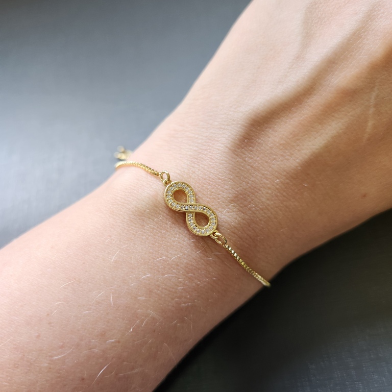 PULSEIRA OURO INFINITO ZIRC