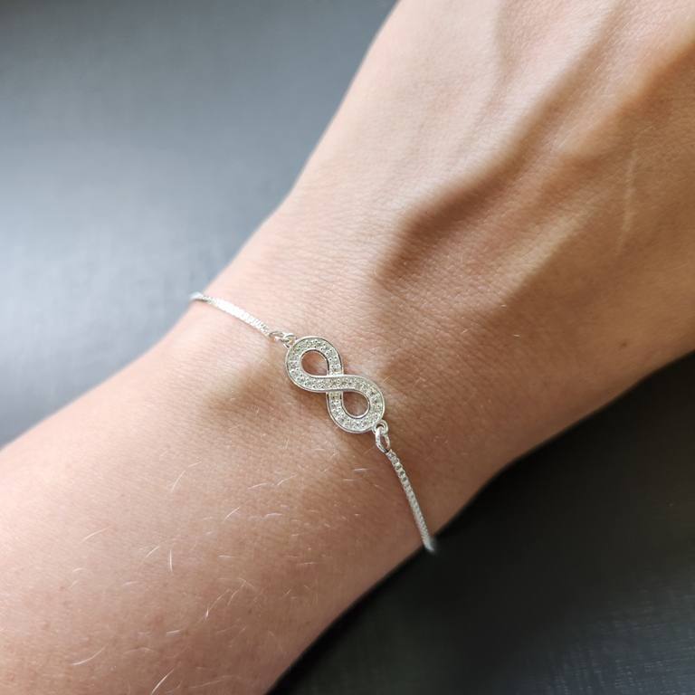 PULSEIRA PRATA INFINITO ZIRC